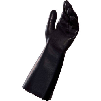 MAPA NL339 Chemzoil Neoprene Coated Gloves, 14"L, Heavy Weight, 1 Pair, Size 10, 339420