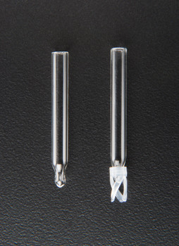 200uL Glass Conical Limited Volume Insert, Precision-Formed Mandrel Interior, w/Bottom Spring, 100/PK