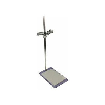 SCILOGEX Plate Stand with Support Rod and Clamp 18900131, Use with OS20/OS40 Overhead Stirrers