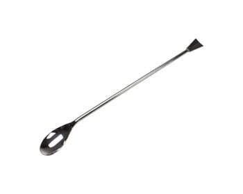 United Scientific REUZ Stainless Steel Large Offset Spoon Spatula, 395mm