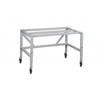 Telescoping Base Stand for 4' Purifier Horizontal Clean Bench, 29" deep, with casters, 27.5" - 33.5" high