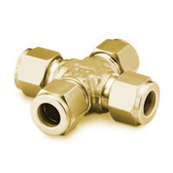 Brass Cross Fitting (2pk)