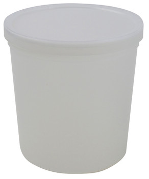 Disposable Speciman Containers with Lid, HDPE Natural 2000mL