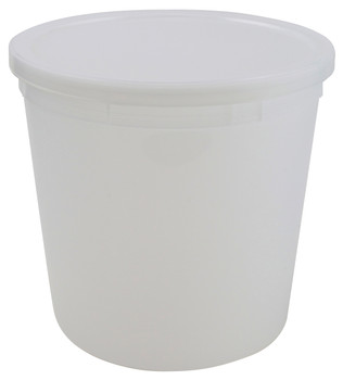 Disposable Speciman Containers with Lid, HDPE Natural 4800mL