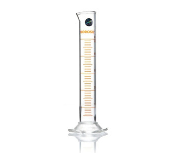 Graduated Measuring Cylinder Single Metric Pour Out ASTM Class B 2000ml TC