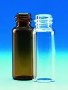 Wheaton sample vials clear, volume 8 mL, cap size 15 - 425, diam. × H 17 mm × 61 mm