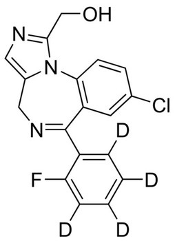 a-Hydroxymidazolam-d4 solution 100 ug/mL in methanol, ampule of 1 mL, certified reference material, Cerilliant