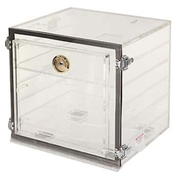 Plas-Labs 860-CG Acrylic Desiccator with Gas Port, Clear