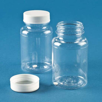 Environmental Express D3300 Disposable Sterile Sampling Vials with Thiosulfate, Screw-Top Caps, PC, 120 mL; 100/CS
