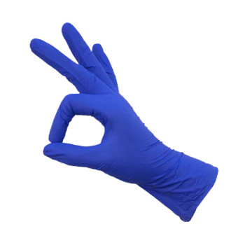 FineTOUGH Nitrile Gloves, Indigo, Small, 9in, 2.6mil, 2000 pcs