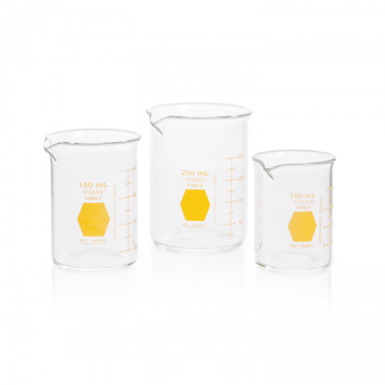 BEAKER, GRIFFIN, LOW, YEL SCALE, 1000ML, CS/6