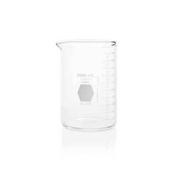 BEAKER, HEAVY, LOW, SCALE, 2000ML, CS/8