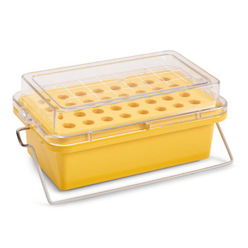 Mini Cooler, -20C, 32-Place (4x8) for 1.5mL Tubes, Yellow