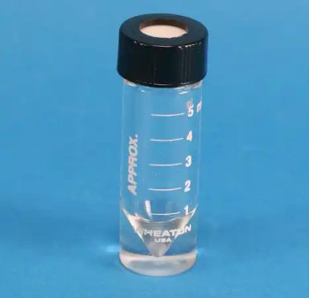 Vials, screw top V-Vials with open-top cap, 12/EA