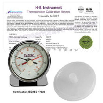 H-B Durac Thermometer temperature -20 - 150 °C (0-300 F), Maximum Registering, calibration