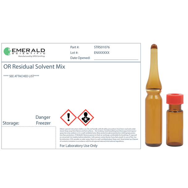 Oregon Residual Solvents Mix #2 - Solvents in DMA