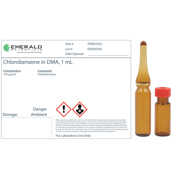 Residual Solvents IS Chlorobenzene, 150ug/mL in DMA