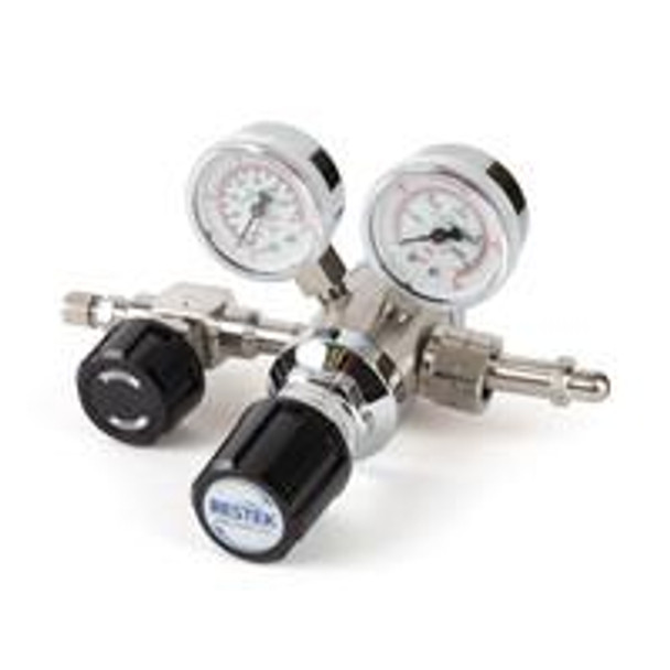 Dual-Stage, Ultra-High Purity, Stainless Steel Gas Regulators with CGA 350 (H2, P5) Fittings