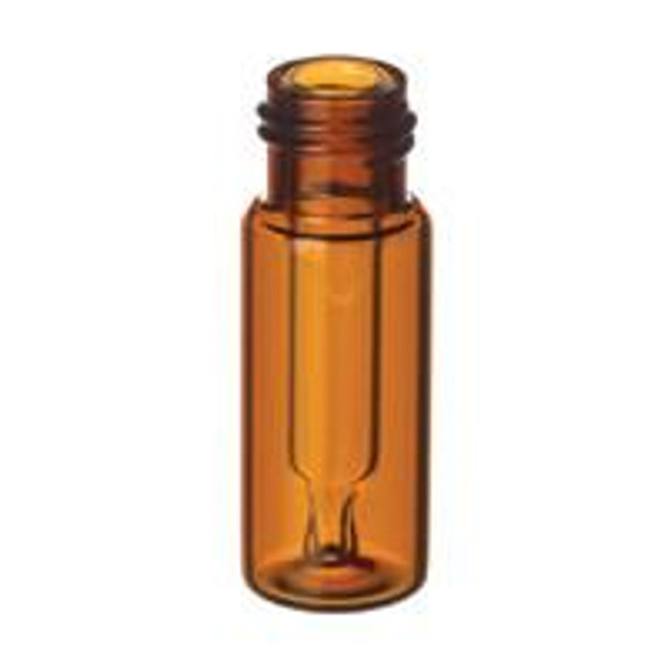 Amber Glass Interlock Vials, Thread, 300uL, 100pk