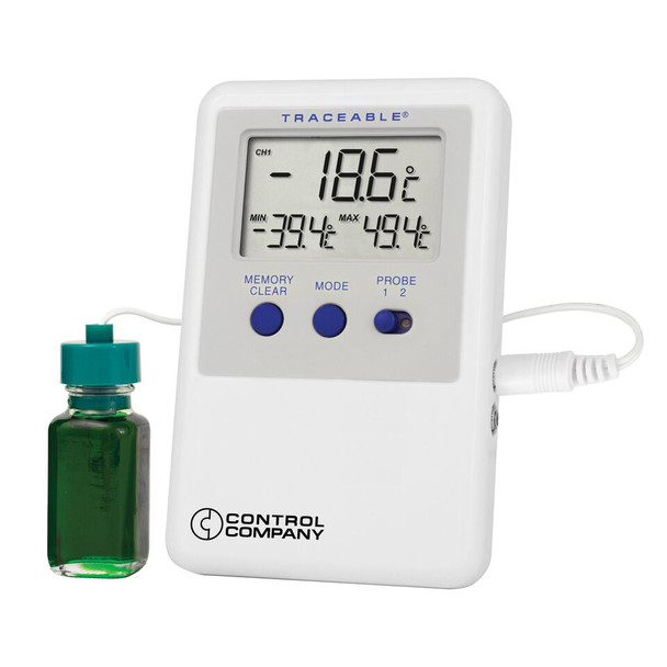 Traceable Ultra Calibrated Refrigerator/Freezer Thermometer; 1 Bottle Probe