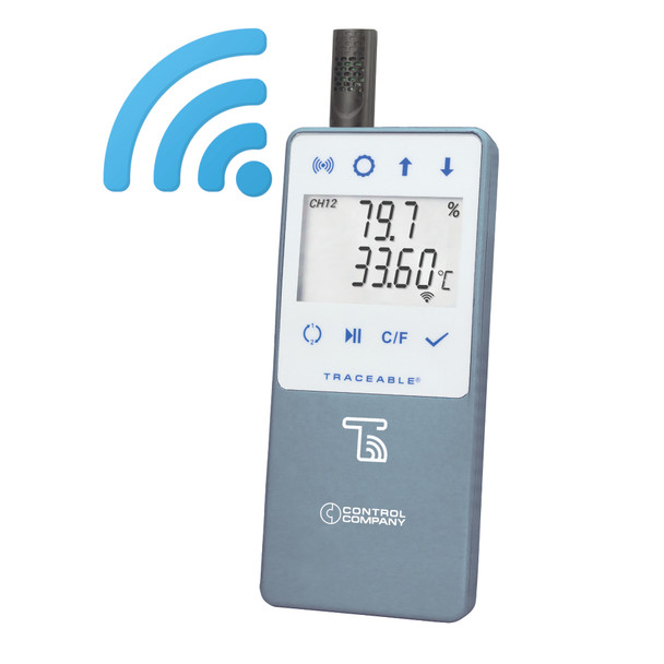 Traceable Temperature/Humidity Wi-Fi Data Logger Compatible with TraceableLIVE Cloud Service; 1 Dongle
