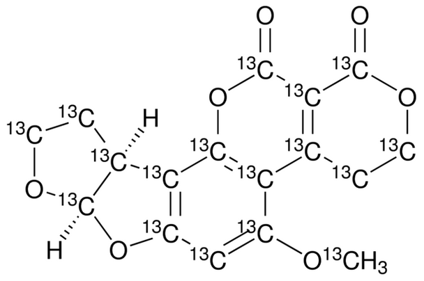 Aflatoxin G2-13C17 solution 0.5 ug/mL in acetonitrile, analytical standard