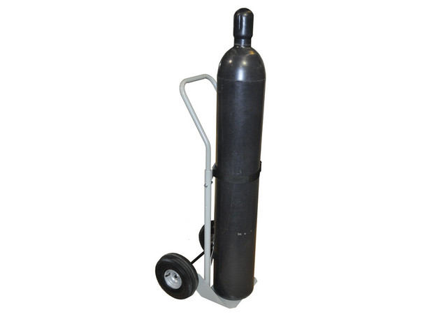 Single Cylinder Hand Truck, 10.5 Inch Pneumatic Wheels