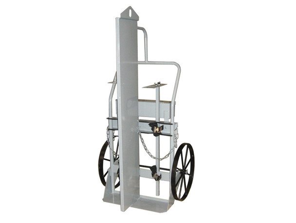 Double Cylinder Hand Truck With Firewall And Hoist Ring, 20 Inch Steel Wheels, Tool Box