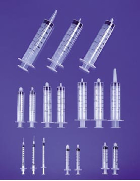 Syringe, Luer Lock, 50-60mL, With Cap (Case of 150)