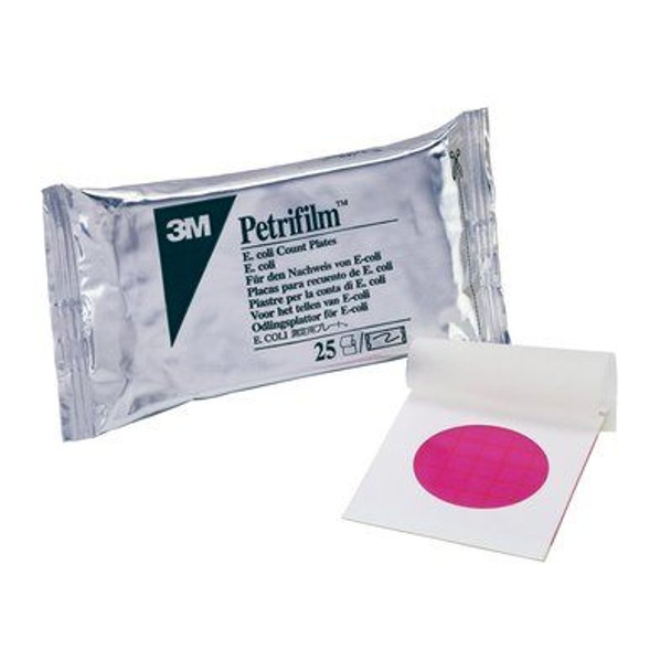 3M Petrifilm E. coli/Coliform Count Plate 6404, 50 per Box