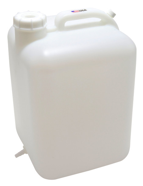 Carboy Square with Outlet, HDPE 5gal