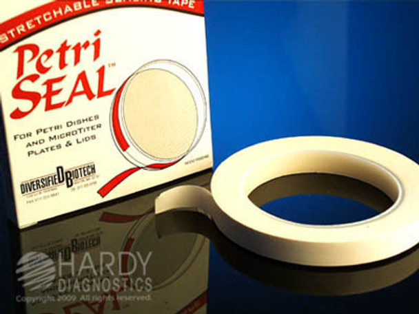 Petri-Seal Stretch tape, for sealing caps and petri dishes, Yellow, by Diversified Biotech