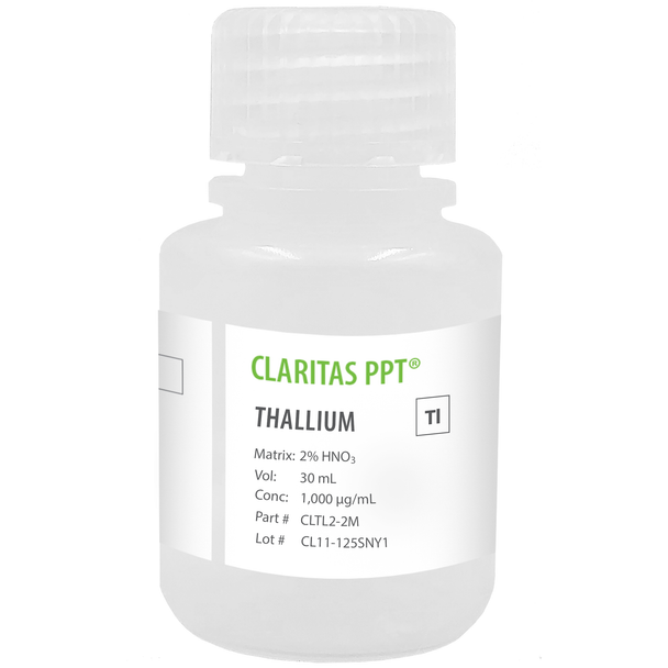 Thallium, 1,000ug/mL, for ICP-MS, 30 mL