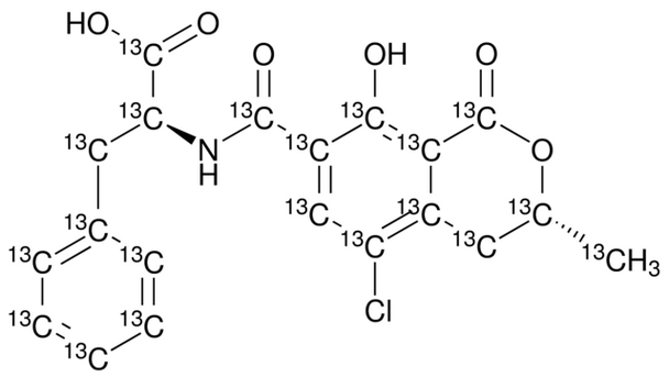 Ochratoxin A-13C20 solution 10ug/mL in acetonitrile, analytical standard