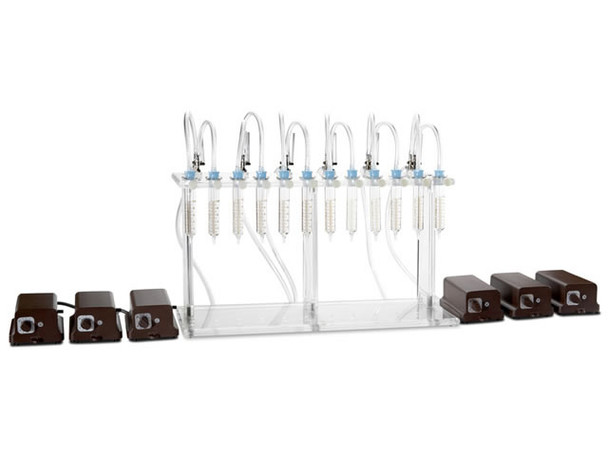 12-Position Pump Stand w/ 6 Pumps 10mL