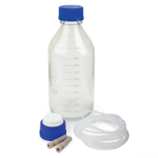 Mobile Phase Bottle Kit (1L bottle, 2 spargers, 3-port cap, and tubing)