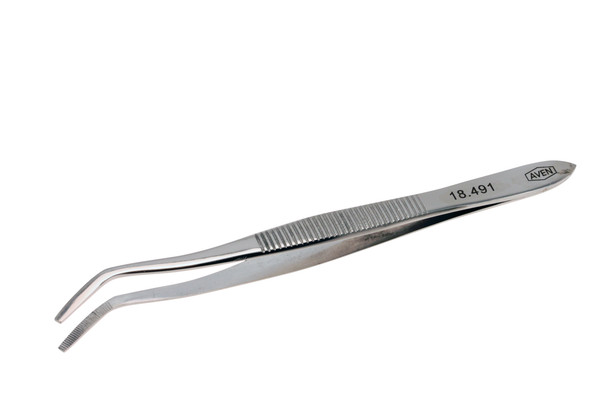 Aven 4 1/2in  Offset Spade Tweezers