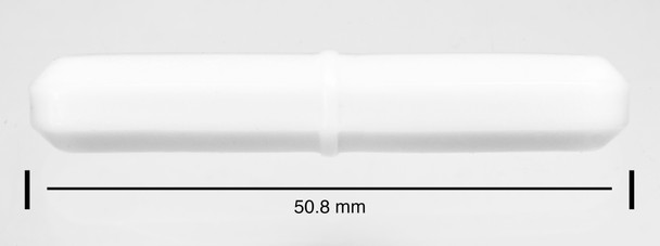 BEL-ART SPINBAR TEFLON OCTAGON MAGNETIC STIRRING BAR; 50.8 X 8MM, WHITE
