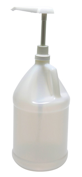 Plunger Dispensing Bottle, HDPE 1gal CS/12