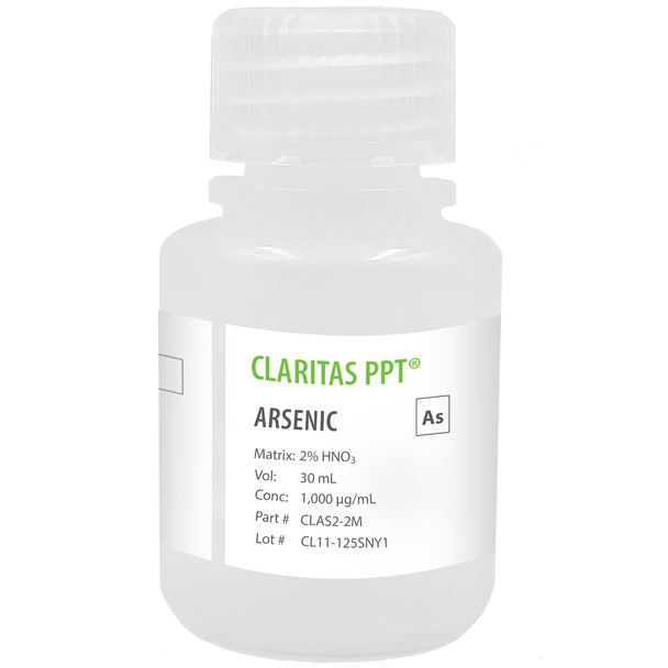 Arsenic, 1,000 ug/mL, for ICP-MS, 30 mL