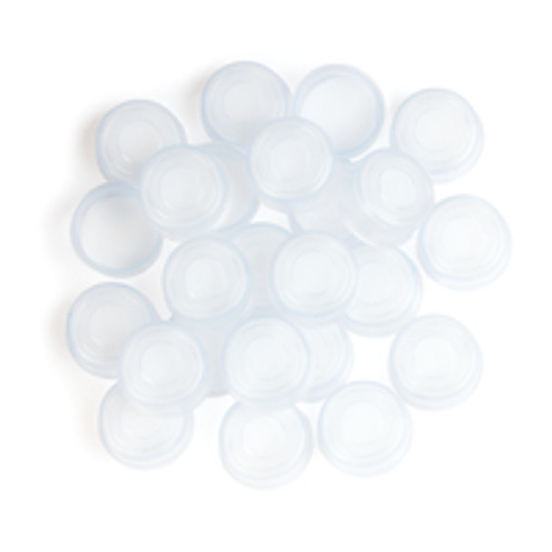 Snap Top Vial Cap 11mm Clear Polypropylene 10mil PTFE Pack of 1000