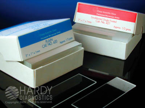 ProSlide Microscope Slides, frosted, premium, 72 per box