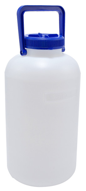Kartell Heavy Wide Mouth Carboy HDPE with Insert, 10L