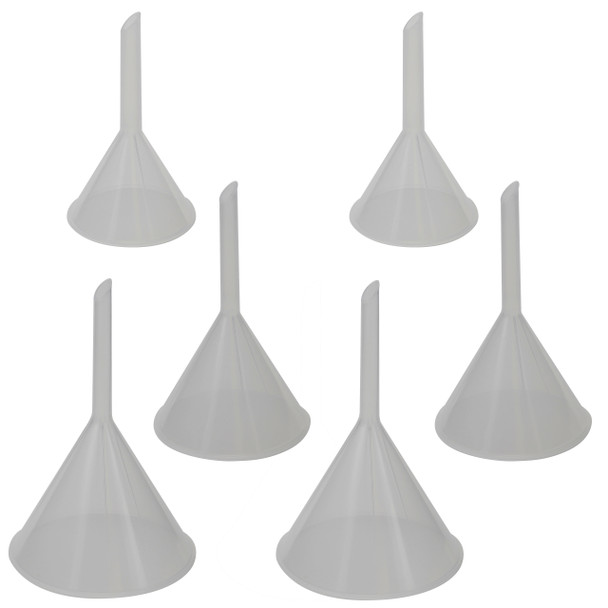 Kartell Analytical Funnel, PP, 6 Piece Set