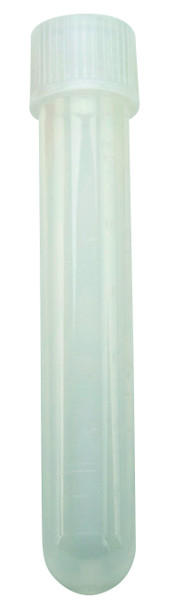 Kartell Test Tube  with Screw Caps, PP/LDPE 16mm, White CS/100