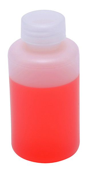 Azlon Laboratory Bottles Narrow Neck with Caps, HDPE, 60mL Capacity 2oz Bulk/720