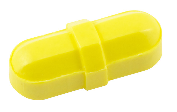 Octagonal Stir Bar Yellow, PTFE, Stir Bar Octagonal Yellow 0.3125 x 0.875" CS/12