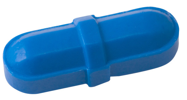 Octagonal Stir Bar Blue, PTFE, Stir Bar Octagonal Blue 0.3125 x 1" CS/12