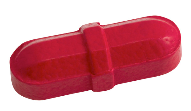 Octagonal Stir Bar Red, PTFE, 0.3125 x 1" CS/12