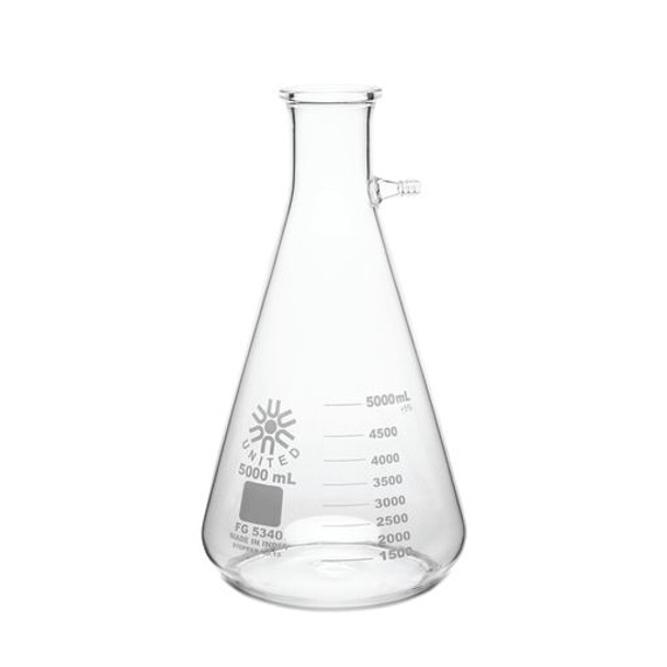 FILTERING FLASK, BOROSILICATE GLASS, 5000 mL 1 Pack